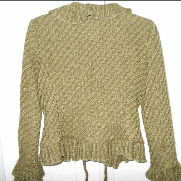 Zara GREEN lined wool blazer sz M - Picture 2 of 4